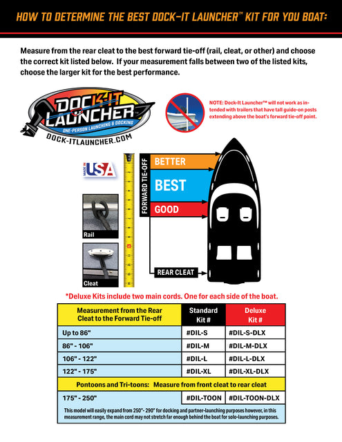 Dock-it Launcher, LLC  Dock-It Launcher - A kit for launching and docking  a boat by yourself.